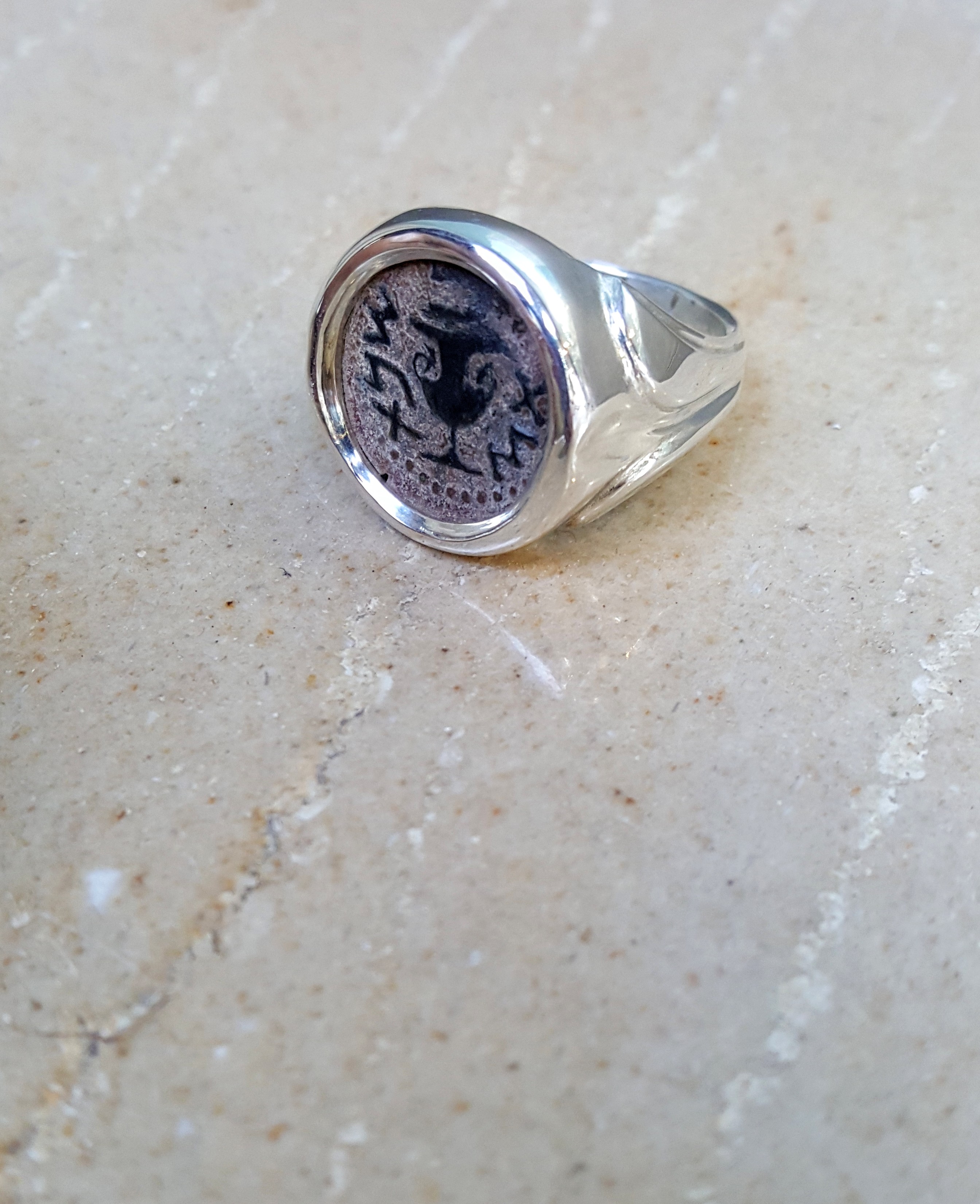 Details about  / *Limited Time Offer* Special Coin Ring Handmade Bible Jewish Israeli Sizes 6-11