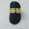 gold shema ring,