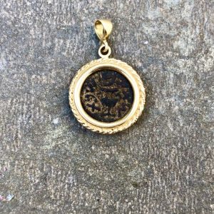 for the freedom of zion ancient coin necklace for men