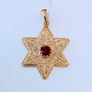 star of david gold necklace for women,