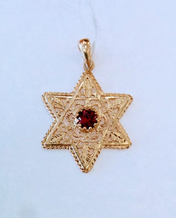 star of david gold necklace for women,