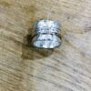 Travelers prayer spinner ring