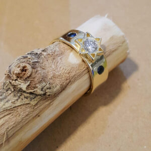 star of david ring,