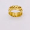 hebrew wedding band,