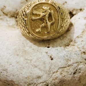 lion ring,