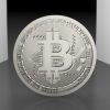platinum Bitcoin coin,