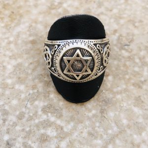 star of david ring,